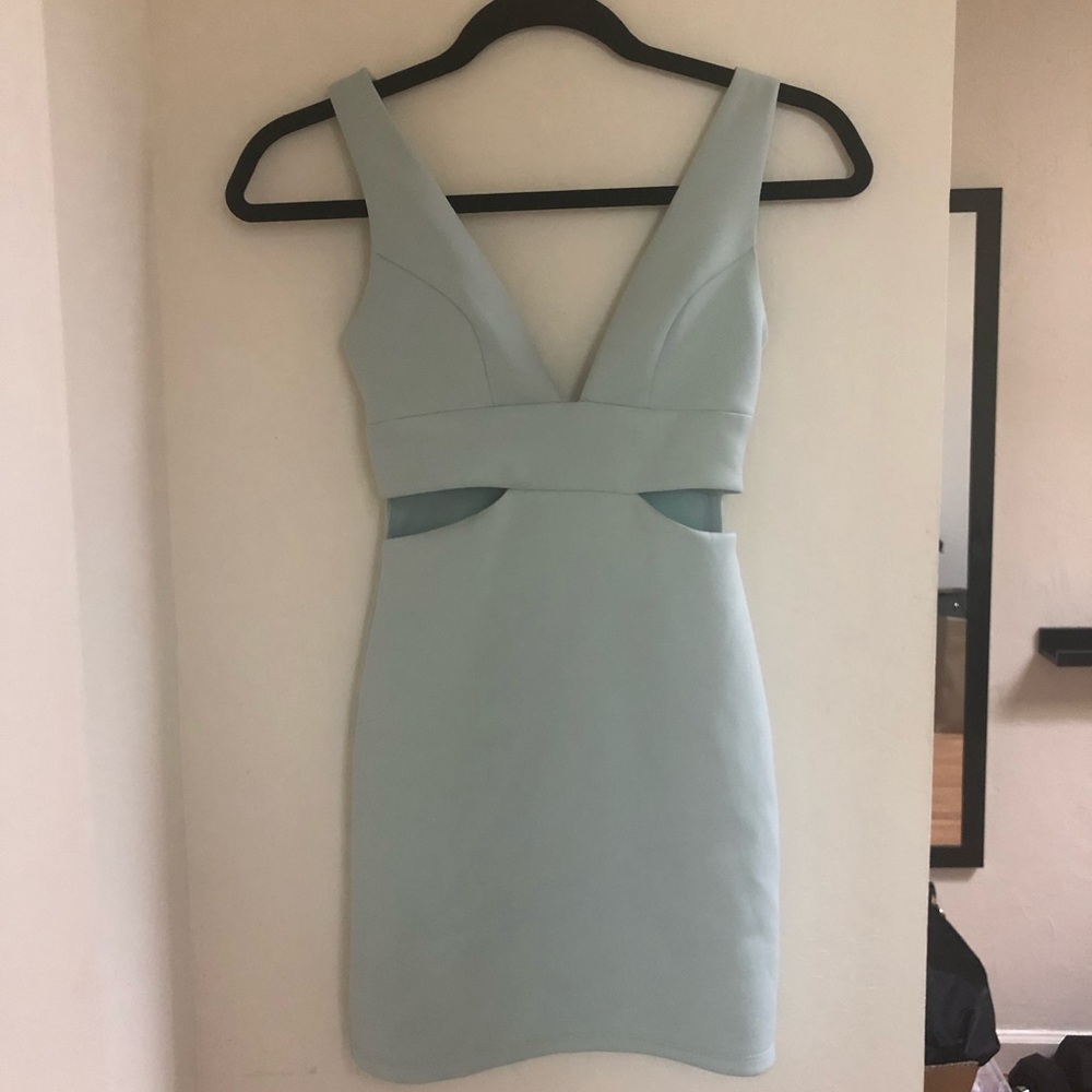 Topshop Petite Mint Bodycon Dress Size 0